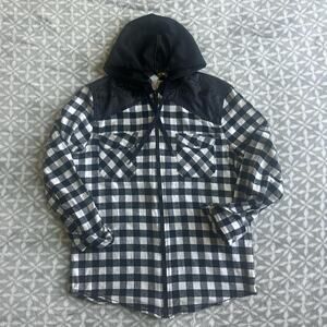 Black and white gingham check